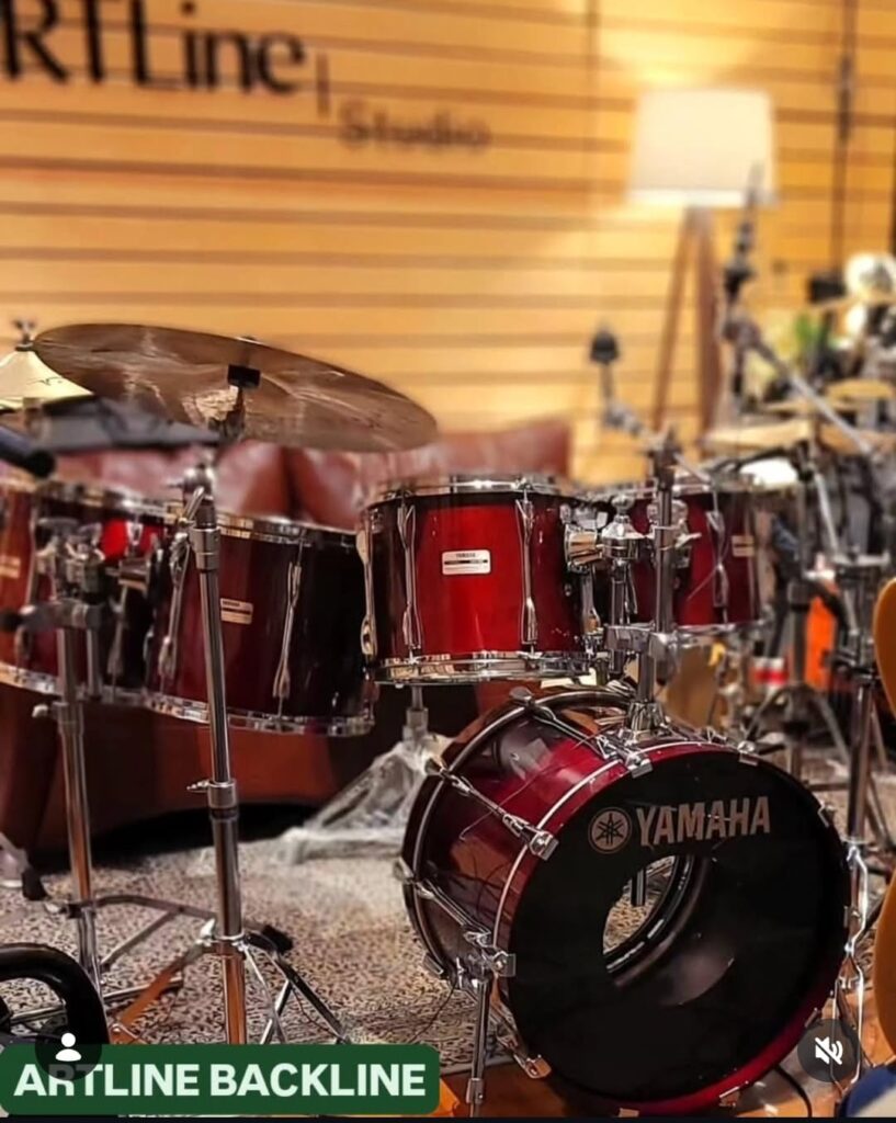 ARTLINE BACKLINE ANKARA ENSTRÜMAN KİRALAMA FİRMASI KİRALIK BATERİ - HAKAN NART 'S VİNTAGE yAMAHA RECORDİNG CUSTOM SET UP STUDİO ARTLINE ANKARA-